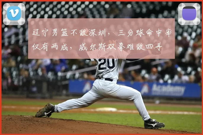 辽宁男篮不敌深圳，三分球命中率仅有两成，威尔斯双拳难敌四手